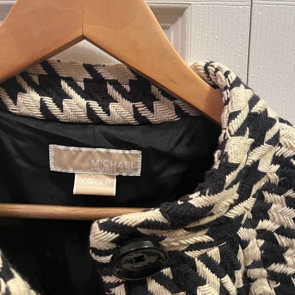 Michael Kors Houndstooth Knit Jacket - Picture 5 of 6